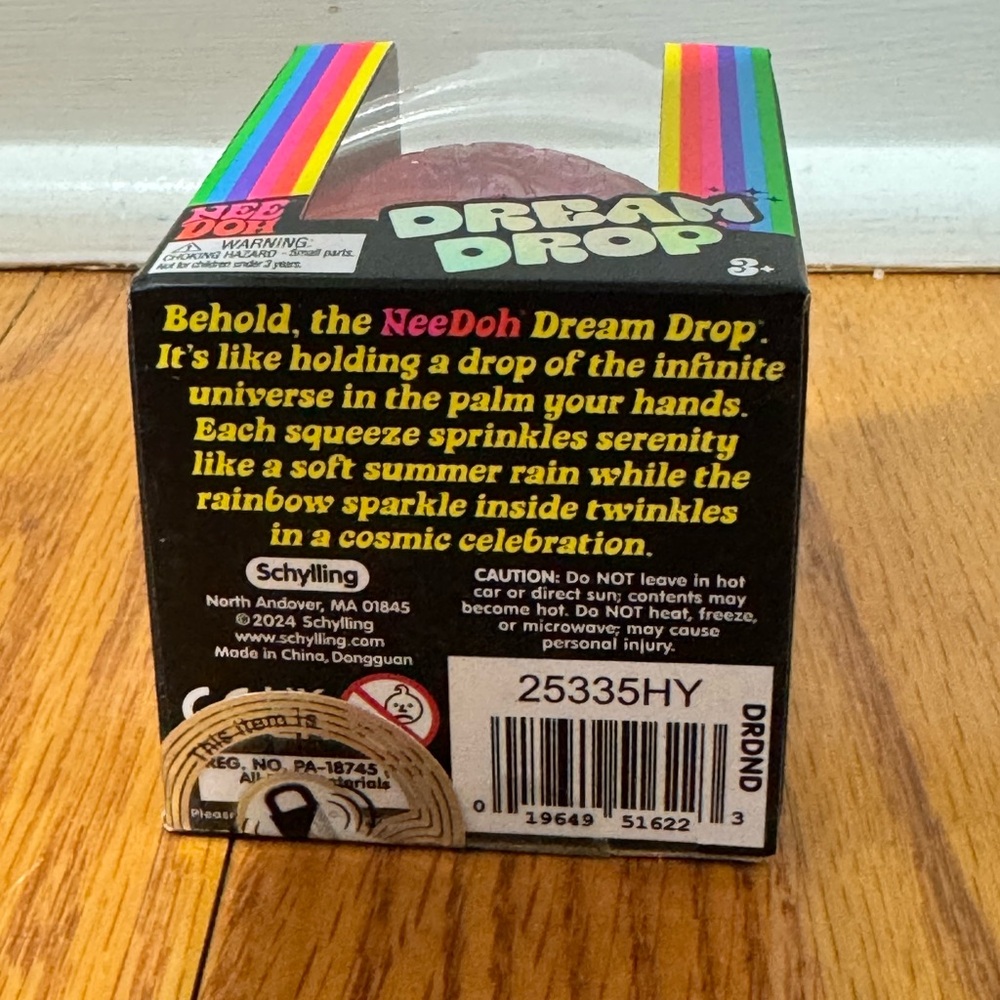 NeeDoh Dream Drop Squeeze Toy - Pink - Picture 4 of 4
